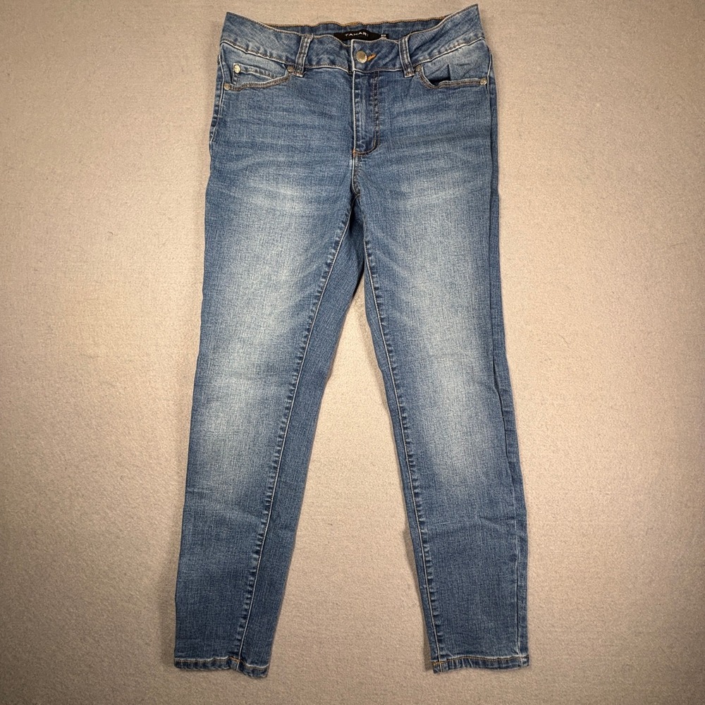 Tahari Jeans Stretch Kelly Womens‎ 8 29 Mid-rise Skinny Denim Casual Everyday